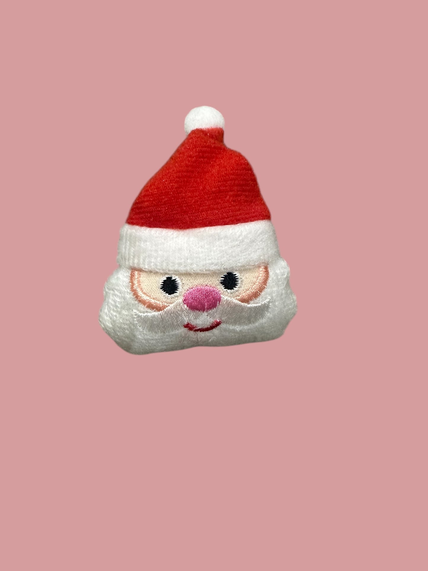 Santa face catnip cat toy