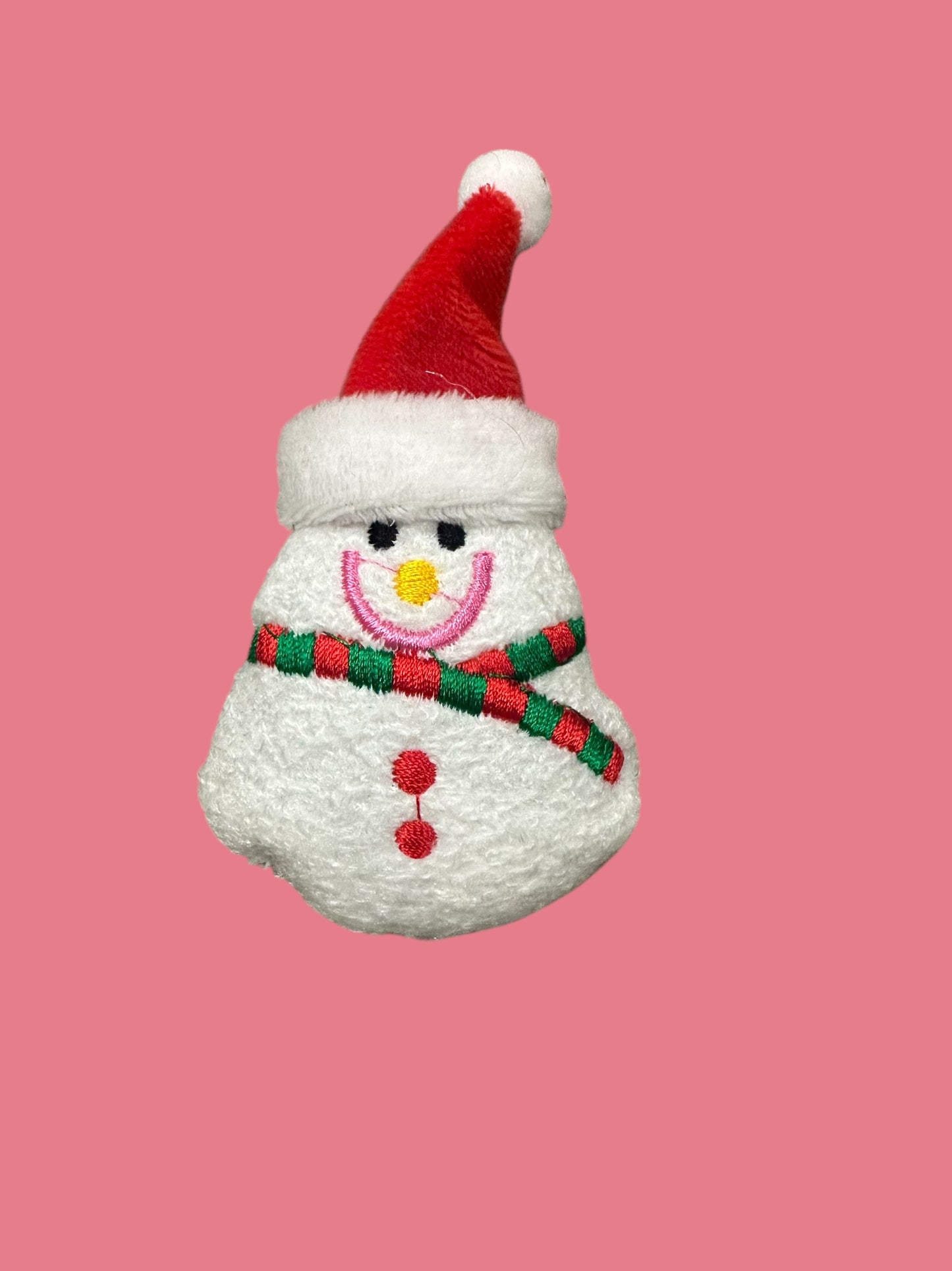 Snowman Christmas catnip toy