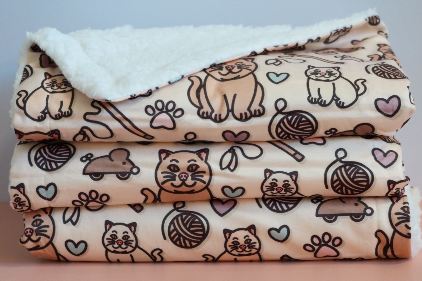 The “Aurabeau” Cat Kitten Cosy Blanket Bedding