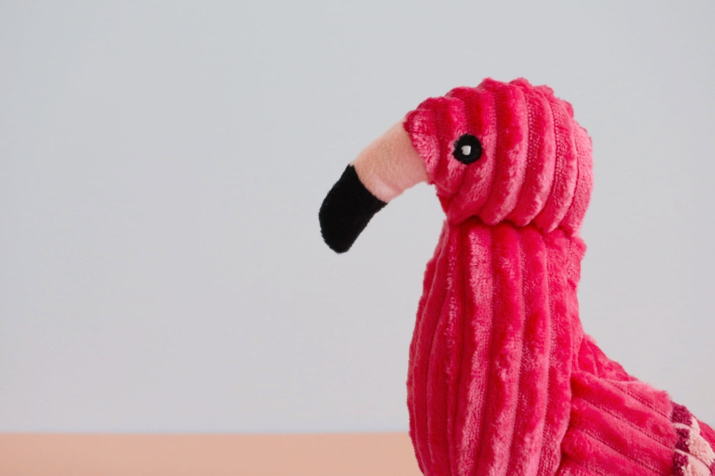 Pink Flamingo Squeaky Dog Toy / Puppy Gift