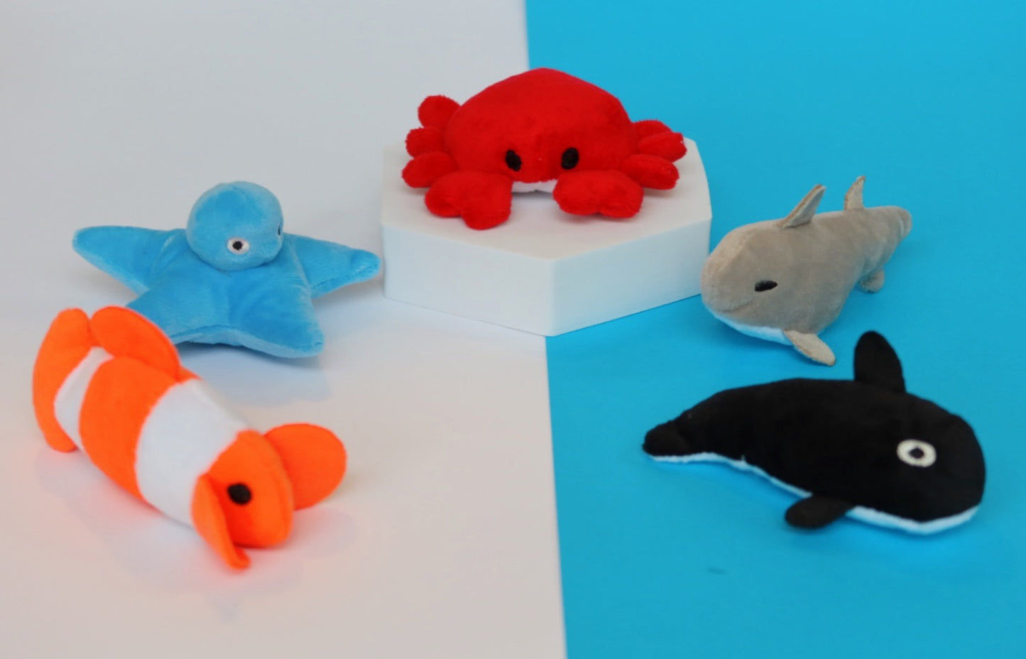 Under the Sea Collection Catnip Cat Toy / Kitten Fun Game Gift / Crab Fish Shark Octopus Whale
