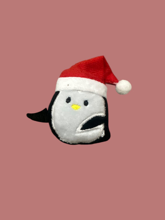 Christmas penguin catnip toy