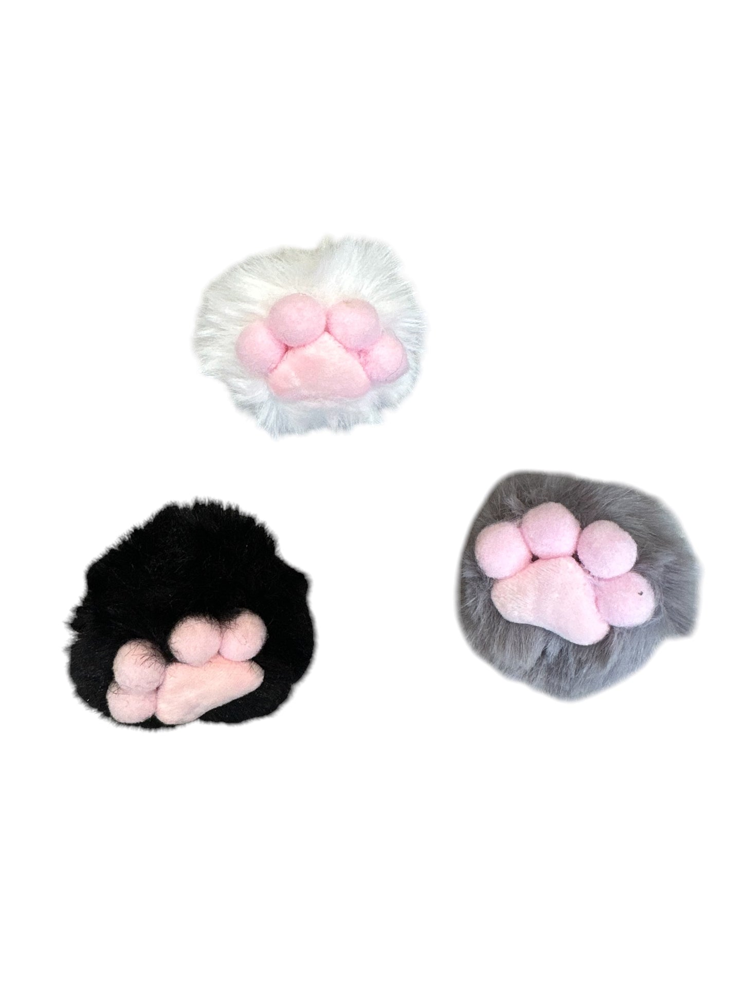 Paw catnip balls - fluffy cat toy / kitten game